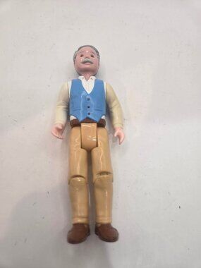 1994 Fisher Price Loving Family Dream Dollhouse Grandpa Grandfather Pappy In Ves